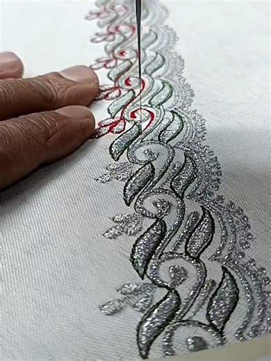 how to create a simple border line embroidery design without print best beginner tutorial with tips Thank you for watching ♥️ in this video, you'll learn how to create a simple and elegant border line embroidery design without using any print on fabric. this is a perfect tutorial for beginners who are just starting out with machine embroidery, as well as for small business owners and entrepreneurs looking to explore creative design ideas. i’ve used two thread colors along with metallic yarn to m