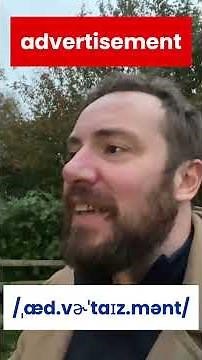 How to say 'advertisement' in a Modern British RP Accent