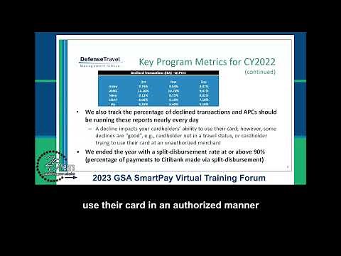 DoD Travel Card Program Update