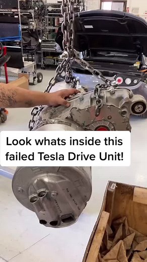 5.2K views · 32 reactions | What does the inside of a Tesla Drive Unit look like?? #tesla #grubermotors #teslamodely #teslamodel3 #car #cashback #teslaowner #roadster #ElonMusk #scrap #Nice | Gruber Motor Company | Facebook