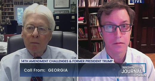Washington Journal: Kermit Roosevelt & James Bopp, Jr. Discuss 14th Amendment Challenges to Former President Trump's Pre
