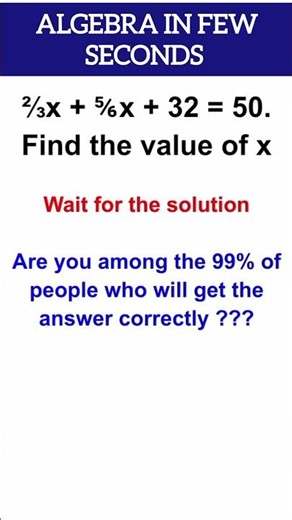 Algebra in few seconds #mathematics #maths #multiplication #tricks #algebra #mathtricks