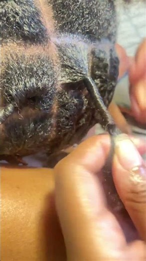 Starter Loc technique #locs #starterlocstyles #shorts #trending