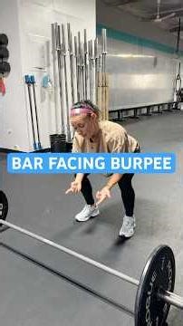 Bar facing burpees step by step! #crossfit #workouttutorial #burpees #bodyweightworkout