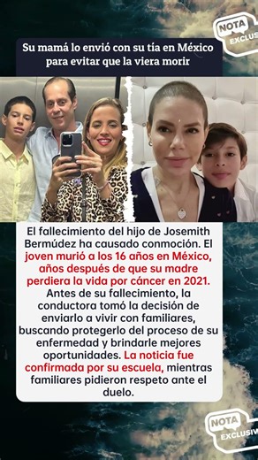 🖤 El hijo de Josemith Bermúdez murió dentro de la escuela; continúan las investigaciones