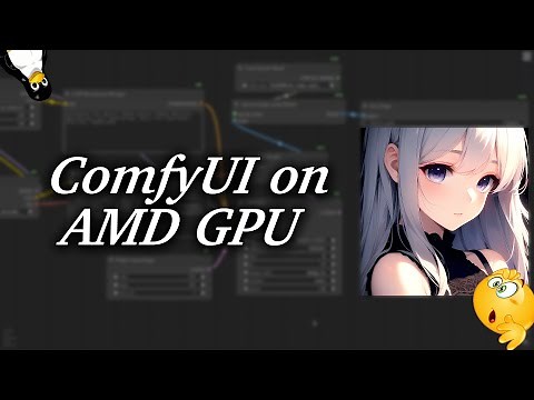 Install ComfyUI for AMD GPU (6000 and 7000 series) on Linux - Faster than webUI