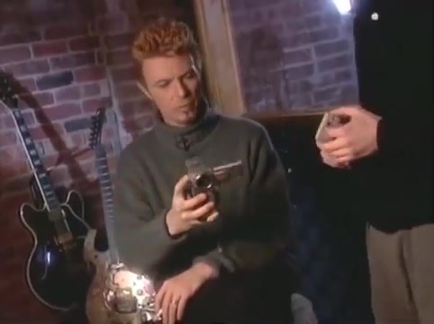 David Bowie reacting to the Sony Handycam DCR-PC7 in 1996. | Computer Love Records