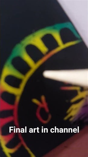 Mandala on scratch paper full video is available in channel #mandala #mandalastyle #scratchpaper