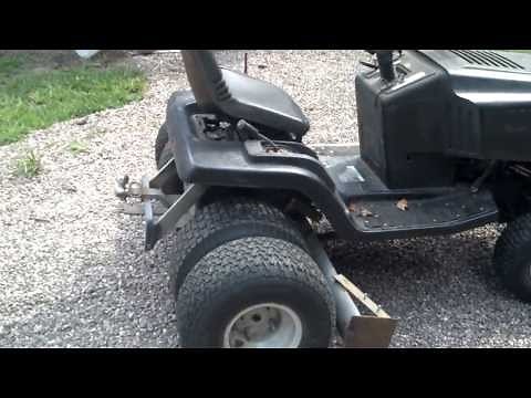 ultimate lawn tractor-DUALLY!! Homemade box type scrape blade