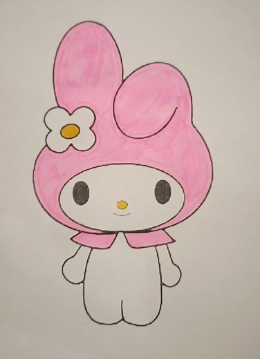 Pintando a My Melody con mi hija - ¡Elige colores!