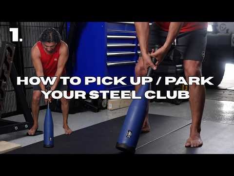 How to Pick Up/ Park Steel Club - Two Hands