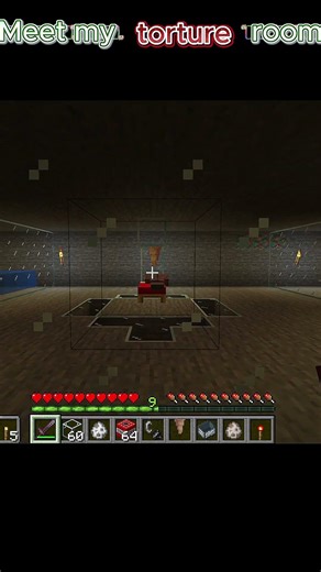 Meet my torture room in minecraft