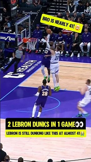 WILD LeBron POSTER at almost 41🐐