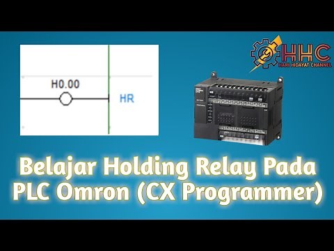 Learning Holding Relay (HR) on Omron PLC (CX Programmer)