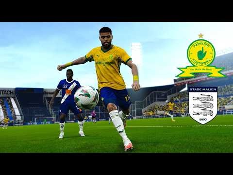 🔴Mamelodi Sundowns vs Stade Malien Bamoko ⚽ CAF Champions League 25/26 ⚽ Football Gameplay HD