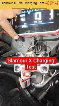 New Hero Glamour X 125cc Charging Test Review🔋|#heromotocorp#heroglamourx125#shorts#ytshorts#like#yt