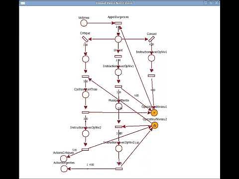 Petri net simulation of an urgency call center.