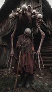 737K views · 27K reactions | i might have a couple more baba yaga clips for you guys before i make more of the spider ones #babayaga #scary #creepy #horror #folklore | cursejourney | Facebook