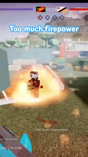 Too much firepower #roblox #polybattle #fps #proplayer