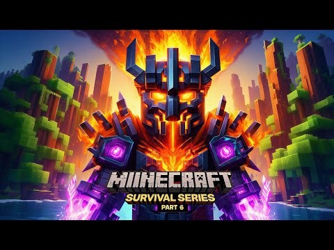 MAKING NETHERITE ARMOR IN MINECRAFT #PART 6