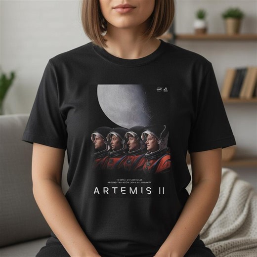 NASA Artemis II 2026 Moon Mission Shirt – Lunar Exploration Graphic Tee, Space Journey Gift for Astronomy Fans, Vintage Comfort Colors - Etsy