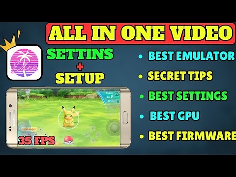🔥 EDEN EMULATOR Full Setup + Best Settings | Best GPU,Firmware & Secret Tips| Let's Go Pikachu 35FPS