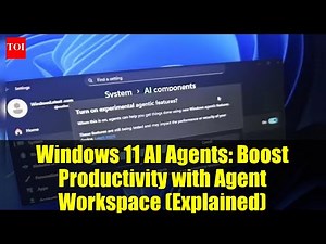 Windows 11 AI Agents: Boost Productivity with Agent Workspace (Explained)