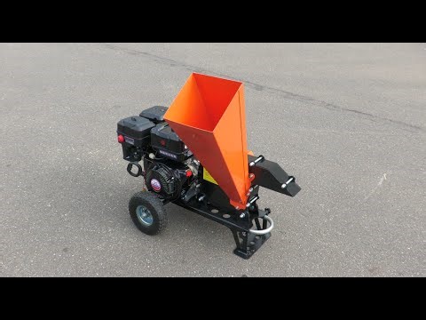 Branch shredder BEAVER-2 (Izhtekhmash). Engine LIFAN 190F, 15 hp.