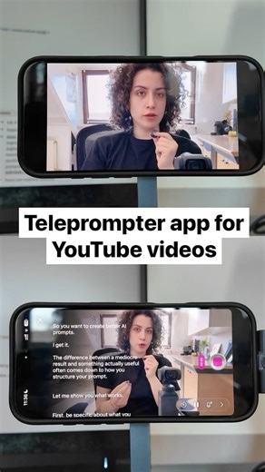 Best teleprompter app for YouTube videos (iPhone)