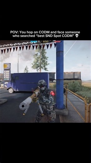 Facing a guy in CODM who knows the best SND spot