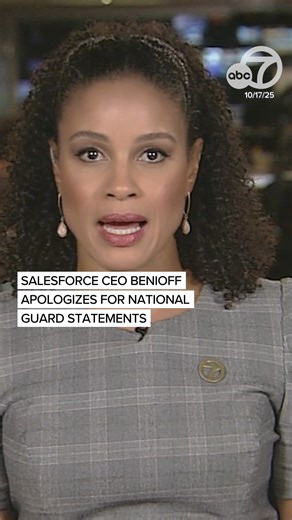 A week ago, Salesforce CEO Marc Benioff said President Donald Trump should send National Guard Troops to San Francisco to help with crime. Now — he's apparently had a change of heart. | ABC7 News