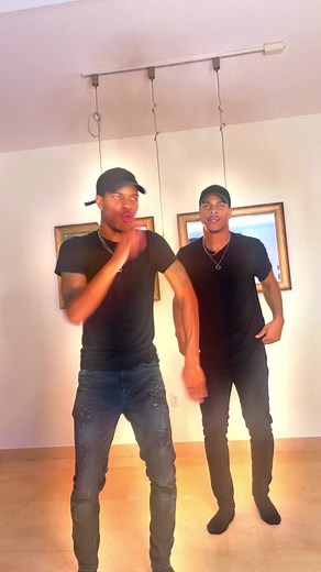 Chris brown challenge got us sweating!!😂#iffychallenge #pric3lesstwinz #chrisbrown