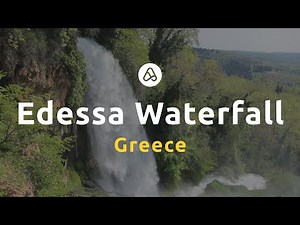 Edessa waterfall in Greece