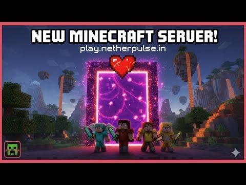 🔥 24/7 Minecraft Server LIVE 😎 Join Fast! | IP: play.netherpulse.in