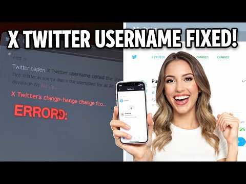 How To Fix X Twitter App Can't Change Username
