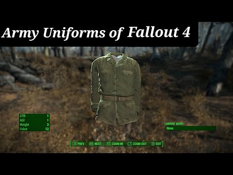 Army Uniforms of Fallout 4