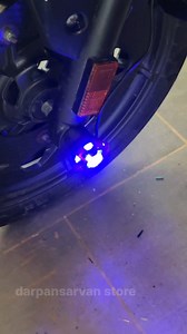 Fork Slider With Dual Colour LED Light Available With Red Gold Black Order link- darpansarvanstore.com #forksliders #forkprotectors #darpansarvanstore #newproduct #r15mmodified #xtreme125 #zx6rmodified | Darpansarvan store