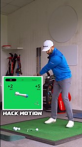 Hackmotion Golf on Instagram: "Unlock precise technique through HackMotion drills, coupled with personalized audio feedback."