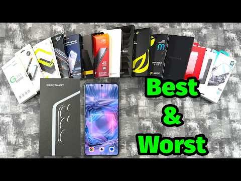 I Reviewed 17 Galaxy S26 Ultra Screen Protectors —These Are the Best & Worst!