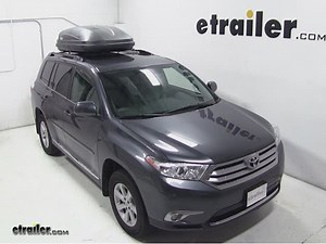 Installation Guide for the Thule Pulse Medium Rooftop Cargo Box on a 2012 Toyota Highlander