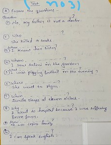 Test (x) Frame the questions Question:... | Filo