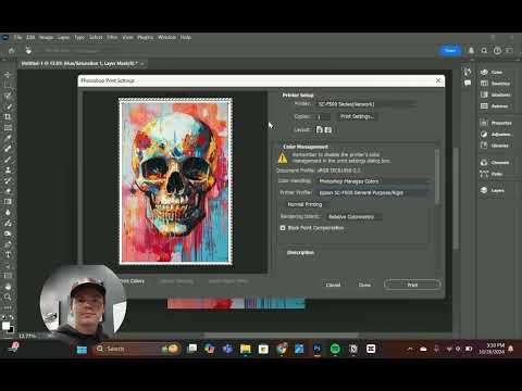 Photoshop Settings For Epson F570 Metal Sublimation