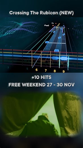 ⚔️ CROSSING THE RUBICON HITS Rocksmith AND A Sabaton FREE WEEKEND IS COMING! ⚔️ GET NOW FOR FREE 👉 getrocksmith.com “Crossing the Rubicon” has officially landed in the Rocksmith library, which means you can now learn to play it exactly the way we do. 🤘 And as a special Thanksgiving bonus, from November 27-30, you can learn all 10 of our songs on Rocksmith for FREE! So, grab your weapon of choice (guitar, bass, or piano) crank up the volume and dive in, metalheads. Available songs: 🎸 Bismarck 