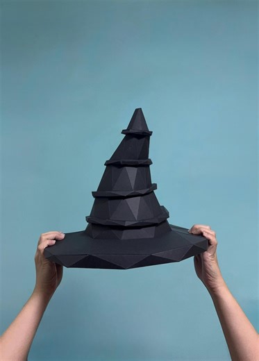 Elphaba Hat Witch Hat Wearable DIY Printable Papercraft Template for Wicked Costume - Etsy Canada