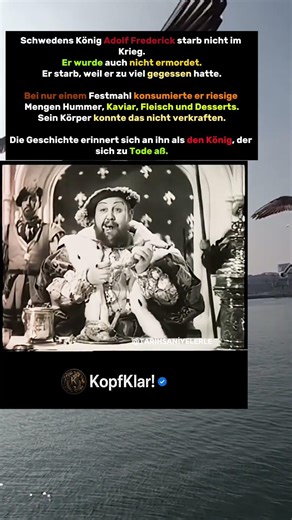 Ein König starb nicht im Krieg, sondern beim Essen #darkhistory #shorts