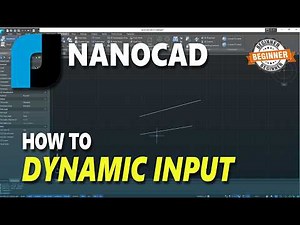 NanoCAD How To Dynamic Input