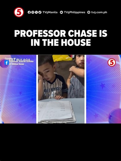 Naaliw ang dabarkads kina Professor Chase at sa kapatid niyang si Athena, lalo na nang ipakita ang kanilang viral tutorial video! 🤓 #EatBulagaTV5 #TVJonTV5 WEEKDAYS | 12NN SATURDAYS | 11:30AM #HaponChampionTV5