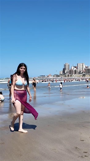 🇦🇷 Mar del Plata Beach A Fun Day
