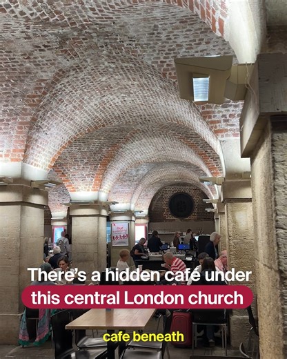 910K views · 11K reactions | Hidden beneath St Martin-in-the-Fields church, you’ll find Café in the Crypt. This spot is a little different to your standard coffee shop and is home to many historic tombstones, making it the perfect place to stop by this spooky season ☕️  Café in the Crypt, WC2N 4JH | Secret London | Facebook