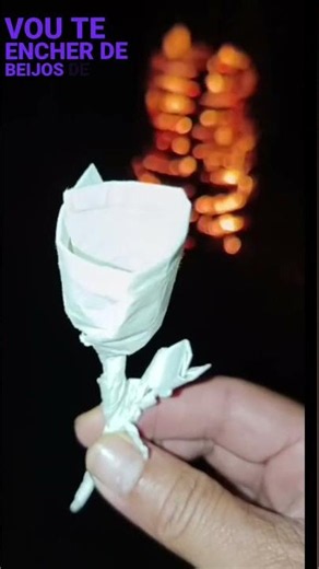 🌹 Rose made with a napkin, I'll teach you how soon! 🌹 #memes #rose #love 👉🏻#followme 👈🏻😎💯
